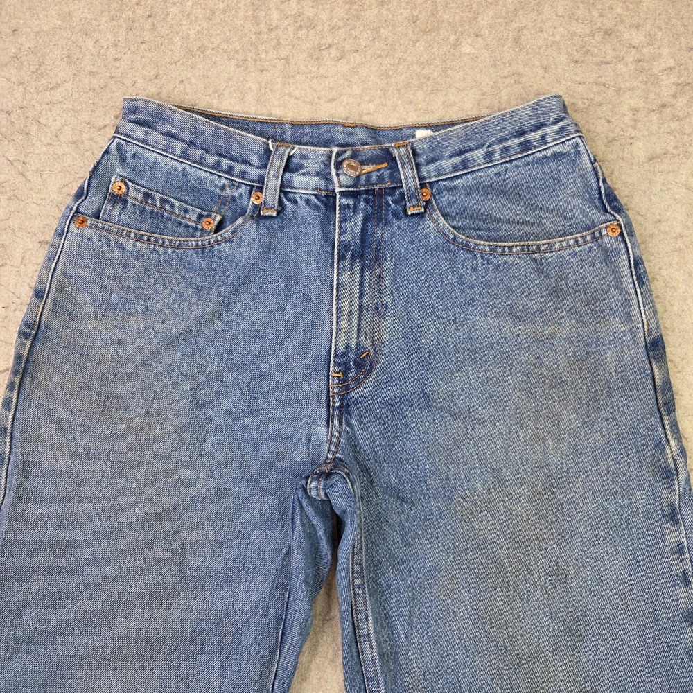 Vintage 90s Levis 550 Jeans Mens 31x30 Blue Relaxed Fit Paper Tag Grunge Baggy - Picture 2 of 11